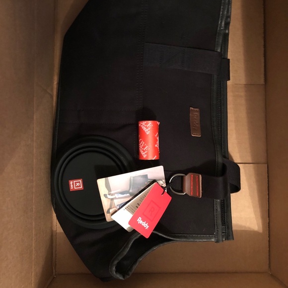 Reddy Canvas Dog Tote Carrier HEAVY DUTY with Built In Poop Bag Compartment NWT - Picture 9 of 9